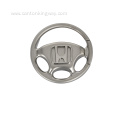 Car Steering Wheel Zinc Alloy Metal Keychain